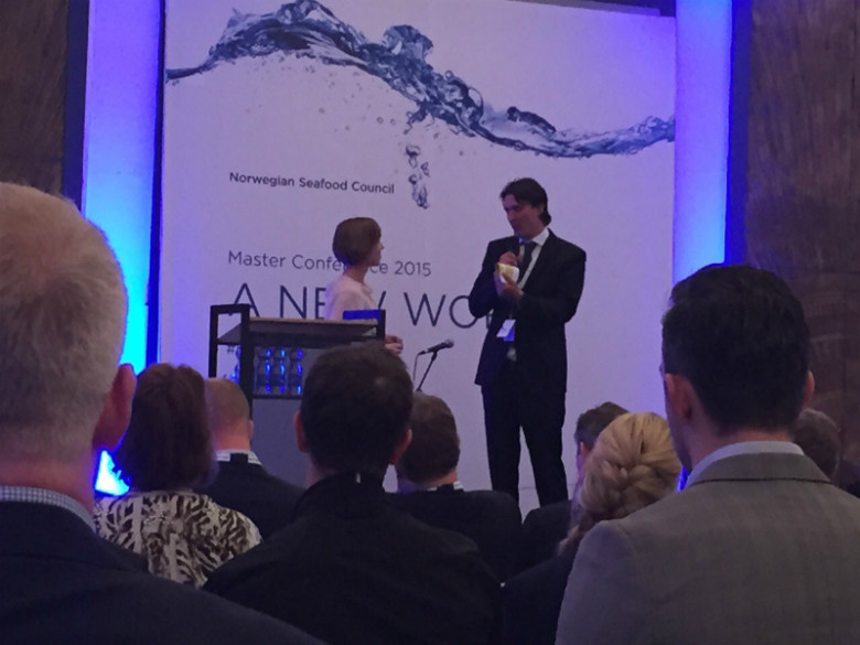 Daniele Tagliapietra alla Norwegian Seafood Master Conference