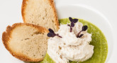 ricetta baccala mantecato con crema piselli
