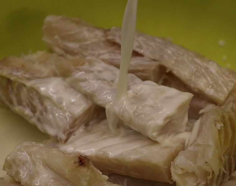 ricetta stoccaffisso anconetana con latte